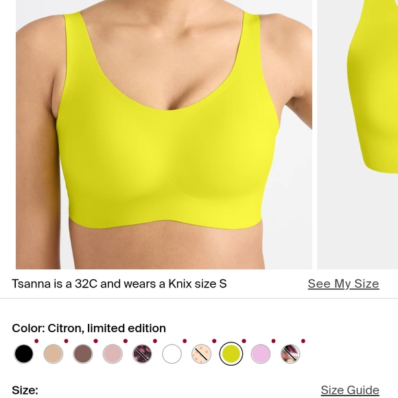Knix Citron Wireless Bra - Picture 1 of 1
